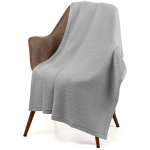 Плед Ornato, серый (дымчатый) Плед Ornato, серый (дымчатый)