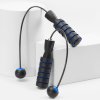 Беспроводная скакалка Silentino, черная с синим