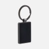 Брелок Gun Metal Leather Rectangle, графитовый Брелок Gun Metal Leather Rectangle, графитовый