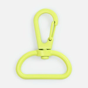 Застежка-карабин Snap Hook, L, желтый неон