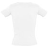Футболка женская Lady 220 с V-образным вырезом, белая