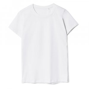 Футболка женская T-bolka Lady, белая Футболка женская T-bolka Lady, белая