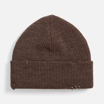 Шапка Ribelle, коричневый меланж