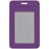 Чехол для пропуска Shall Simple, фиолетовый Чехол для пропуска Shall Simple, фиолетовый