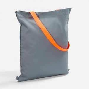 Шопер B3, серый с оранжевыми ручками Шопер B3, серый с оранжевыми ручками