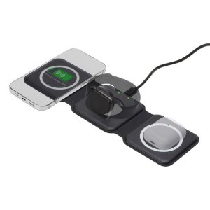 Беспроводное зарядное устройство 3-в-1 Road, 15 Вт, черный