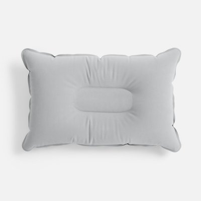 Надувная подушка Pillowish, серая