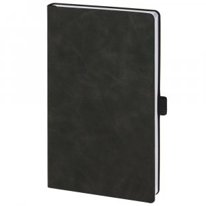 Ежедневник Nubuck Touch, недатированный, черный