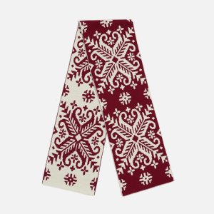 Шарф Wintertude L, красный с белым