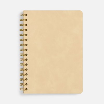 Ежедневник Spiral, недатированный, бежевый