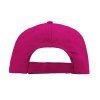Бейсболка Poly 5-ти панельная 120гр, фуксия