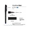 Ручка пластиковая шариковая «CityWrite Black», черный