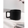 Чашка Jumbo в коробке матовая, черная