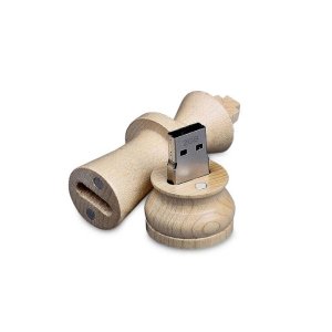 Флешка Ферзь на 64 Гб, натуральный Флешка Ферзь на 64 Гб, натуральный