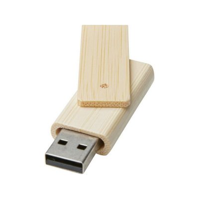 USB 2.0-флешка на 16ГБ «Rotate» из бамбука, бежевый