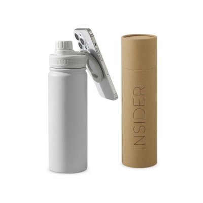 Вакуумная термобутылка с magsafe-держателем INSIDER, 600 мл, белый