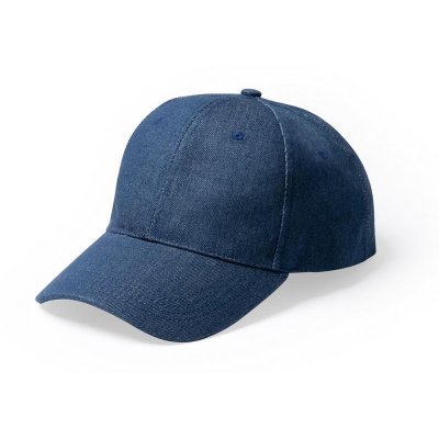 Бейсболка 6 панельная ISBUD из переработанной джинсовой ткани