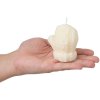 Свеча Рукавичка, молочный