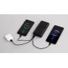 Зарядное устройство "Blackstone" 20000 mAh с кабелем 3 в 1, цвет черный