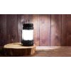 Туристический led-фонарь "Campus" с аккумулятором 4000 mAh, цвет черный с серым