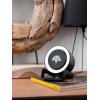 Bluetooth колонка-подставка "Smart Loud" с беспроводным (10W) зарядным устройством, лампой и подсветкой логотипа, цвет черный