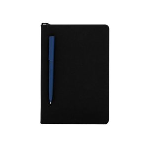 Бизнес-блокнот С3 софт-тач с магнитом, твердая обложка, 128 листов, черный