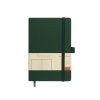 Блокнот А5  City Flex на резинке, зеленый