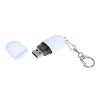 USB 2.0- флешка промо на 64 Гб каплевидной формы, белый