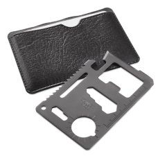 Мультиинструмент WICAX в чехле изискусственной кожи, 7 x 4.5 см,нерж. сталь, черный, серый Мультиинструмент WICAX в чехле изискусственной кожи, 7 x 4.5 см,нерж. сталь, черный, серый