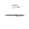 Ручка металлическая шариковая San Remo, софт-тач, 1.0 мм, серый