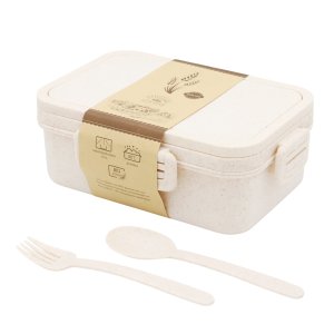 Ланчбокс (контейнер для еды) Inar из пшеничного волокна, бежевый. Ланчбокс (контейнер для еды) Inar из пшеничного волокна, бежевый.