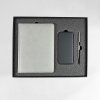 Набор подарочный BLISS: ежедневник, ручка и power bank в коробкес ложементом