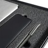 Набор подарочный BLISS: ежедневник, ручка и power bank в коробкес ложементом