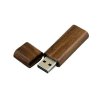 USB 2.0- флешка на 32 Гб эргономичной прямоугольной формы с округленными краями, коричневый