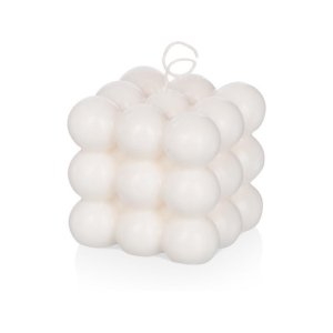 Свеча шарики без отдушки, белый Свеча шарики без отдушки, белый