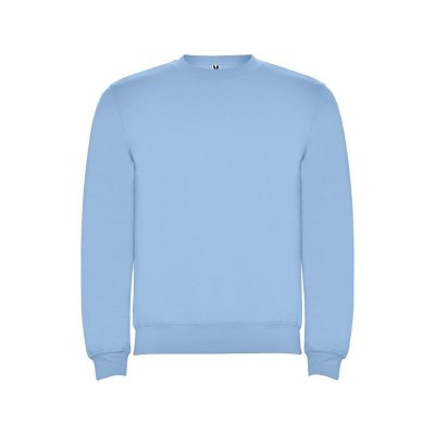 Свитшот с начесом Clasica унисекс, небесно-голубой