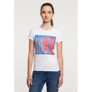 Футболка женская «Небоскребы», белая