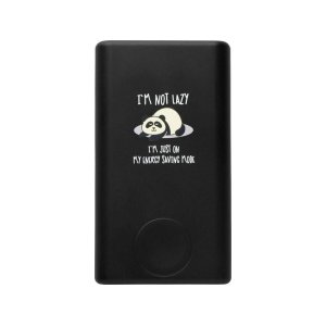 Внешний беспроводной аккумулятор 2-в-1 с функцией зарядки Apple Watch, QC/PD AtomIQ, 10000 мАч, черный с тампопечатью Внешний беспроводной аккумулятор 2-в-1 с функцией зарядки Apple Watch, QC/PD AtomIQ, 10000 мАч, черный с тампопечатью