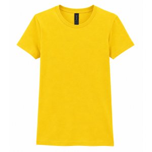 Футболка SOFTSTYLE WOMAN, ЖЕЛТЫЙ S
