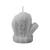 Свеча Рукавичка, серый