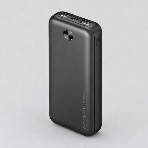 Внешний АКБ NRG Power V2 10000 мА-ч, 2A, 2xUSB, черный, Deppa