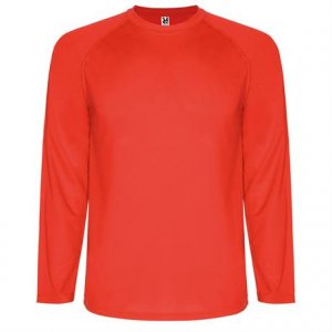 Спортивная футболка MONTECARLO L/S мужская, КРАСНЫЙ S