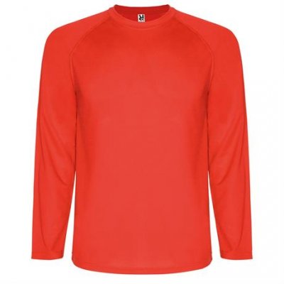 Спортивная футболка MONTECARLO L/S мужская, КРАСНЫЙ L