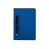 Бизнес-блокнот С3 софт-тач с магнитом, твердая обложка, 128 листов, синий