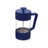 Подарочный набор с кофе, кружкой и френч-прессом Бодрое утро 2.0, синий