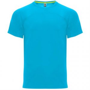 Спортивная футболка MONACO унисекс, БИРЮЗОВЫЙ 2XL