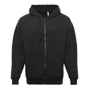 Толстовка STAN Oversize Zip с капюшоном футер без начёса 240, 99, Чёрный
