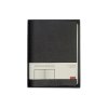 Ежедневник полудатированный А5 Orbit, черный