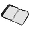Бизнес-блокнот на молнии А5 Fabrizio с RFID защитой и ручкой, черный