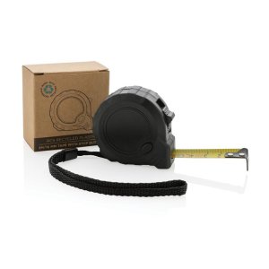 Рулетка из переработанного пластика RCS с кнопкой блокировки, 3м/16 мм